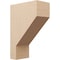 Ekena Millwork 12"W x 24"D x 36"H Classic Clemmons Rough Cedar Woodgrain TimberThane Corbel, Primed Tan CORUR12X24X36CLERCPR - alternate 1